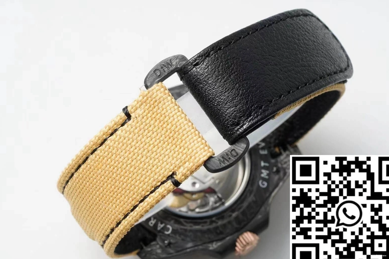 Yellow GMT-MASTER II Diw Carbon Rolex Strap Fiber Fabric 0112